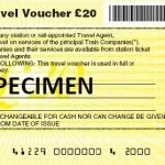 National Rail travel voucher